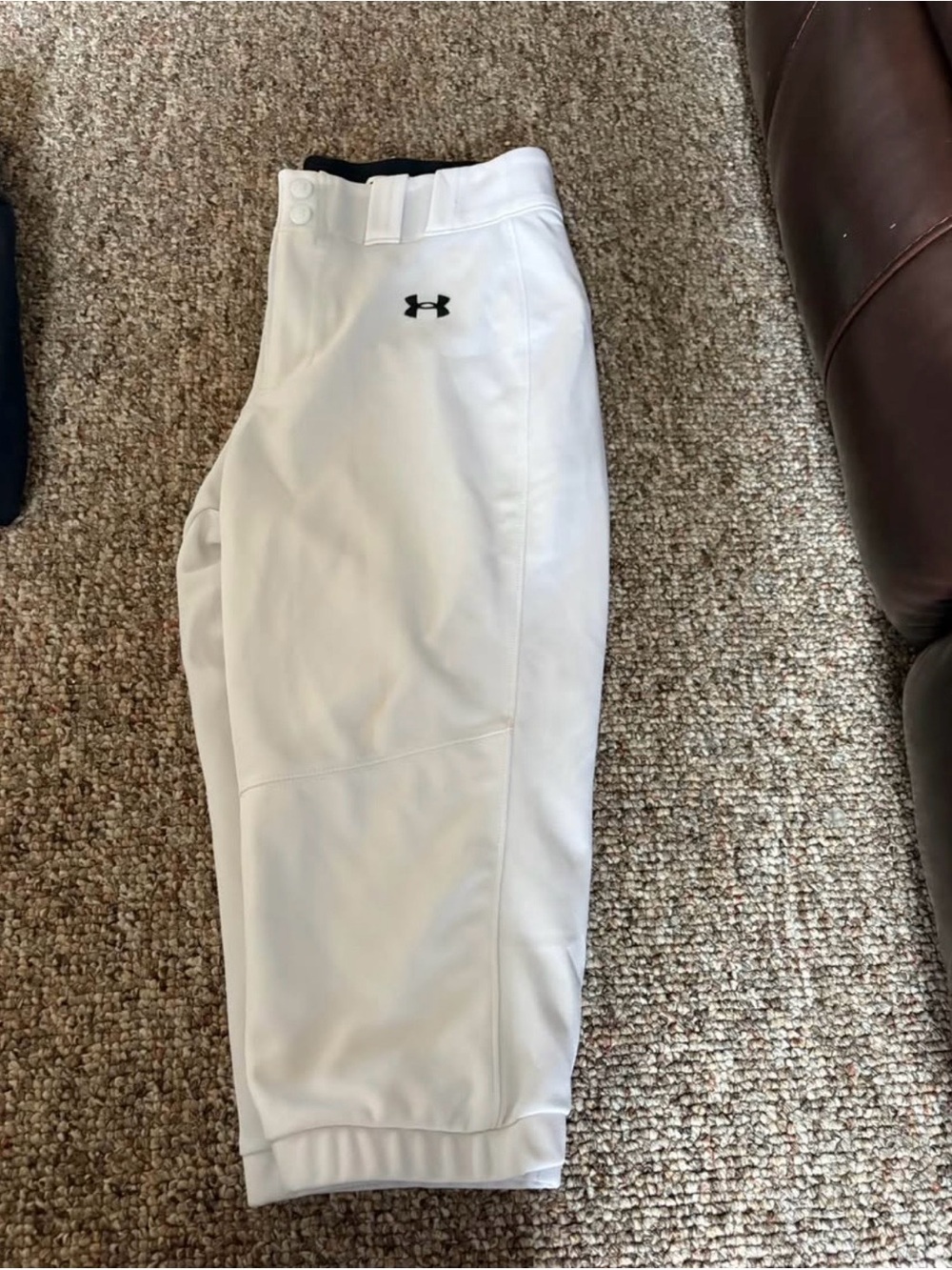 Under Armour White Athletic Softball Pants